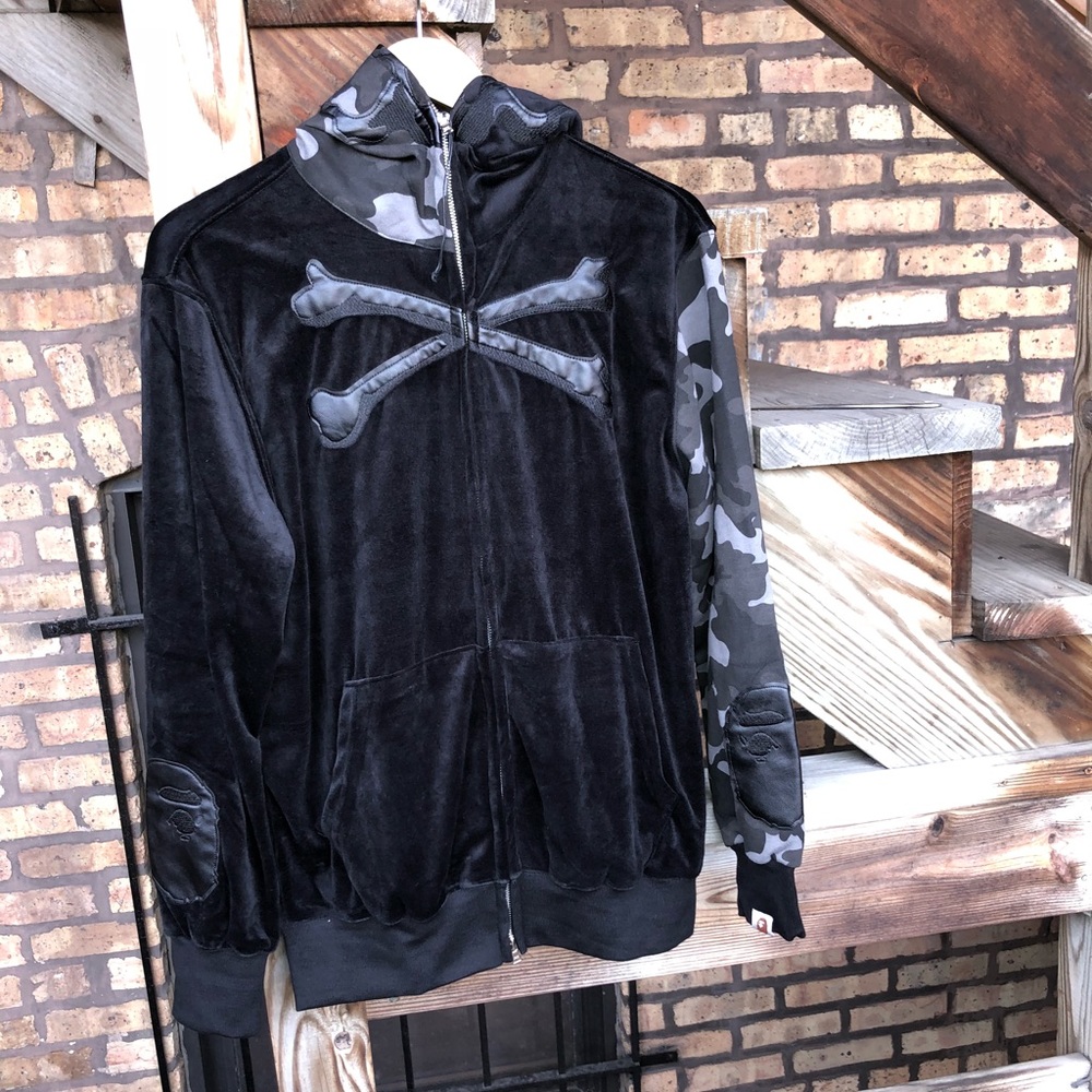 Bape X MasterMind JPN Skull Full Zip Hoodie